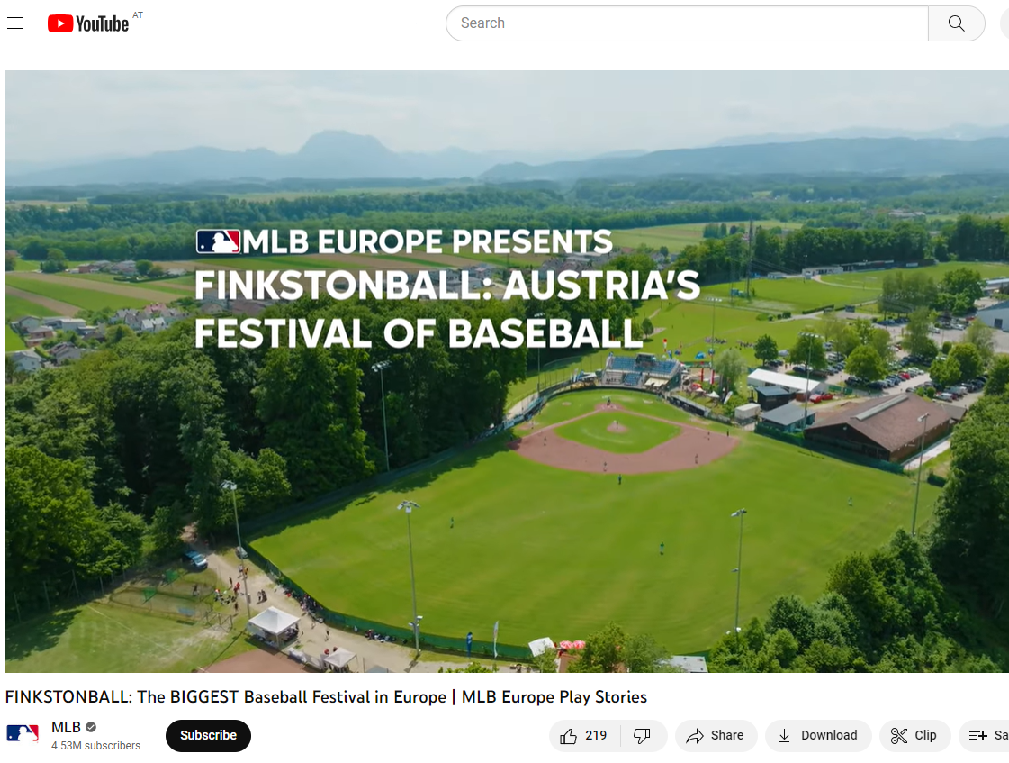 MLB Europe covering Finkstonball